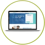 Website Design Portfolio - Altantic Behavioral Health Laptop