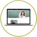 Website Design Portfolio - Hormonally Balanced laptop