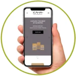 Website Design Portfolio - Coffee Shop Mobile